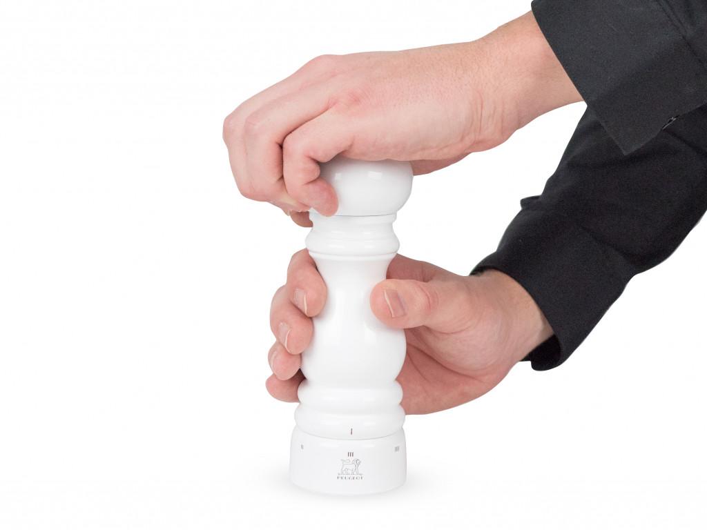 Peugeot PARIS U´SELECT mlýnek na sůl, ZIRLION 18 cm bílý lak 2781000