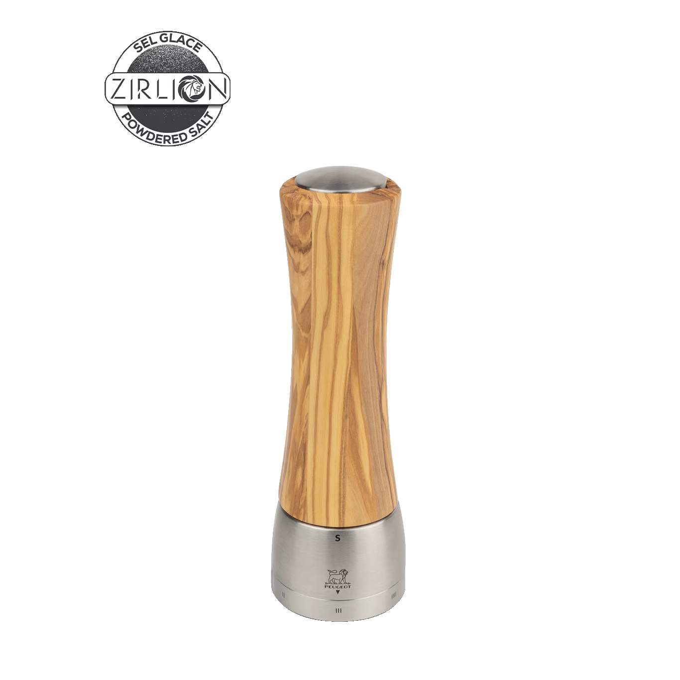 Peugeot MADRAS U´SELECT mlýnek na sůl, ZIRLION 21 cm olivové dřevo 3617100