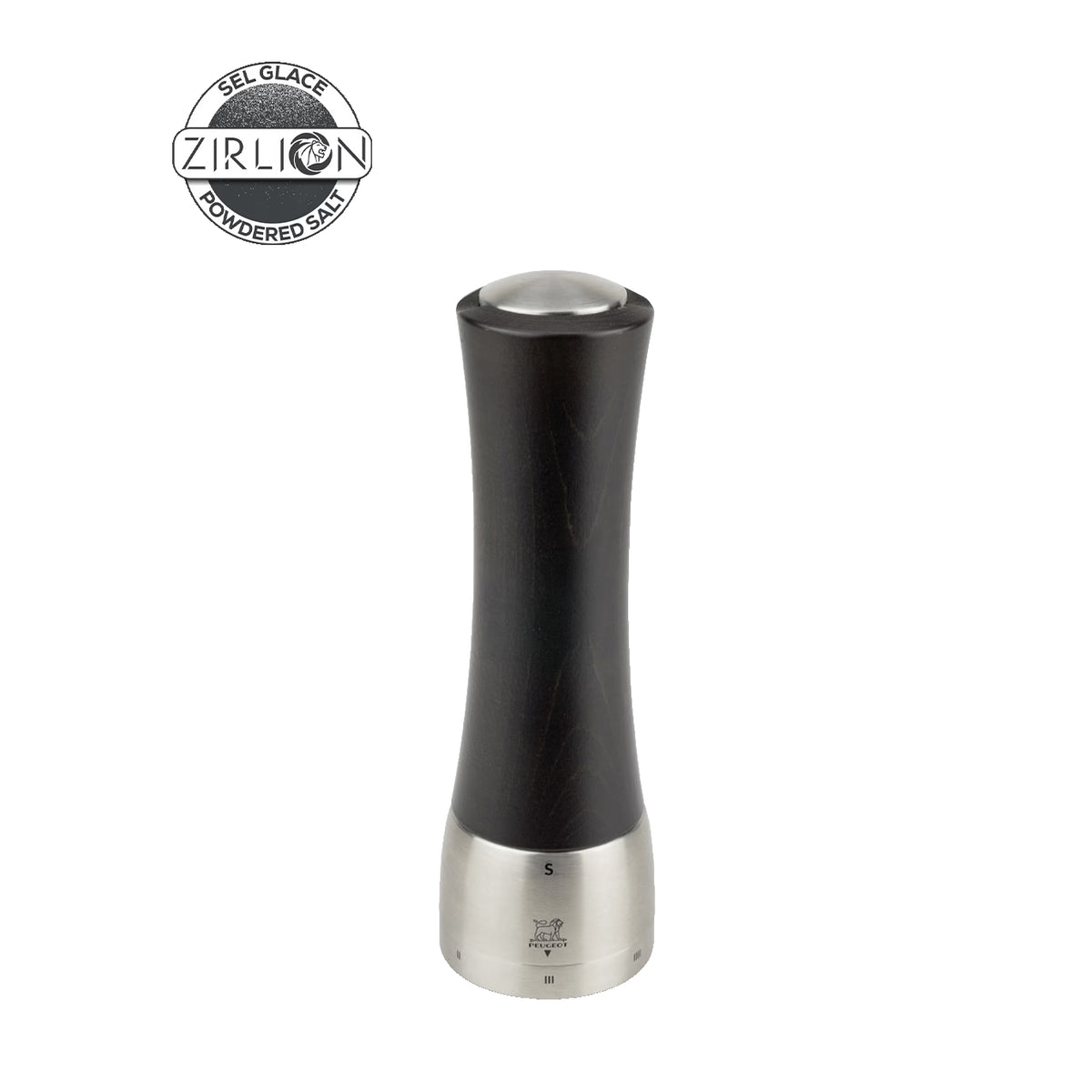 Peugeot MADRAS U´SELECT mlýnek na sůl, ZIRLION 21 cm čokoládový/nerez 2523600