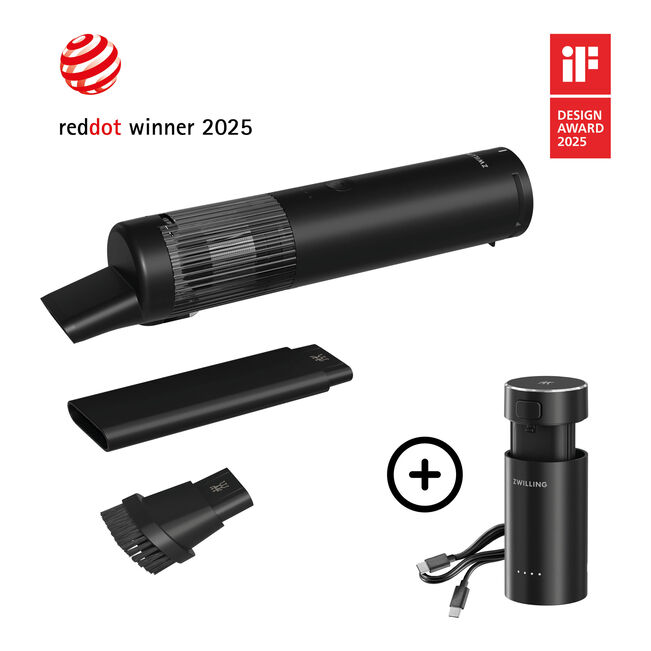 Zwilling ENFINIGY XTEND ruční vysavač startovací set vč. nabíječky, černá 1030462