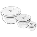 Zwilling Fresh & Save sada 3 skleněný mís s vakuovacími víky  1031016