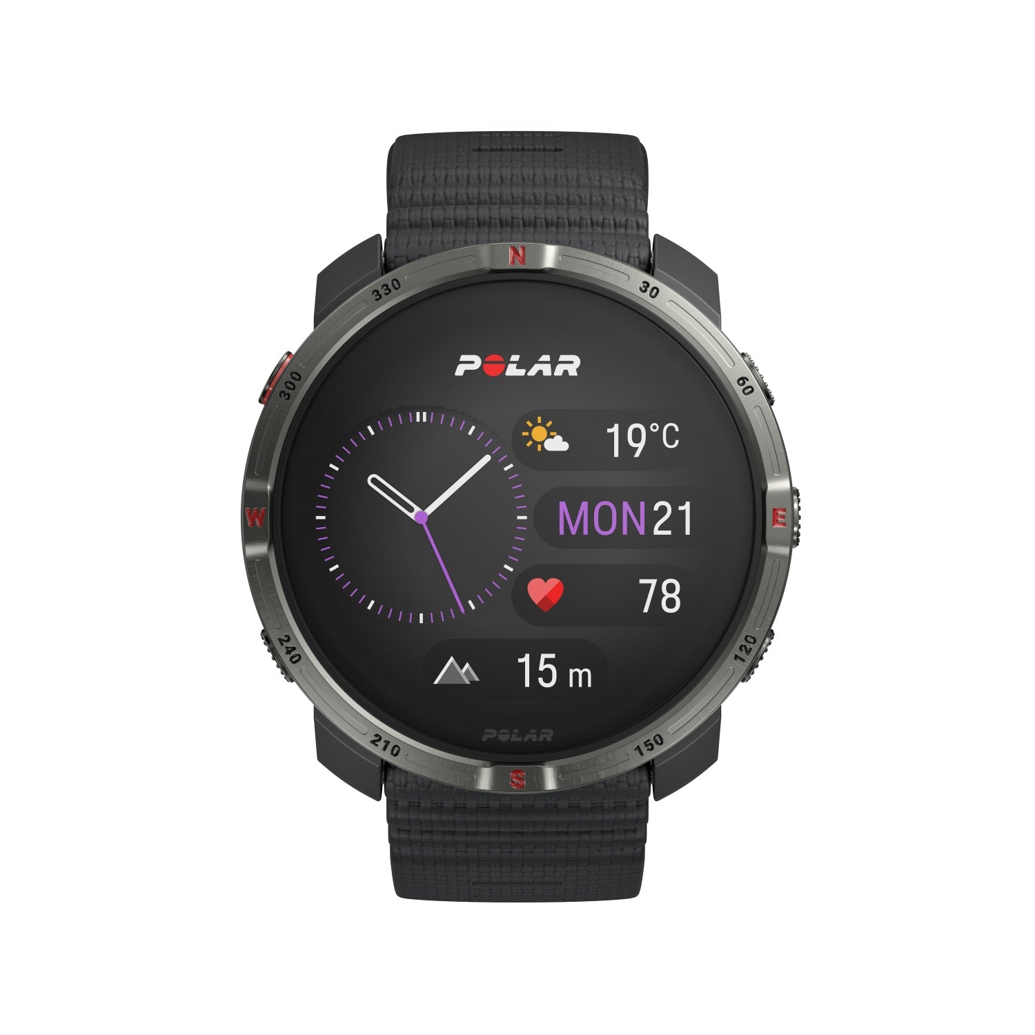 Polar Grit X2 sporttester S-L černá 900115134