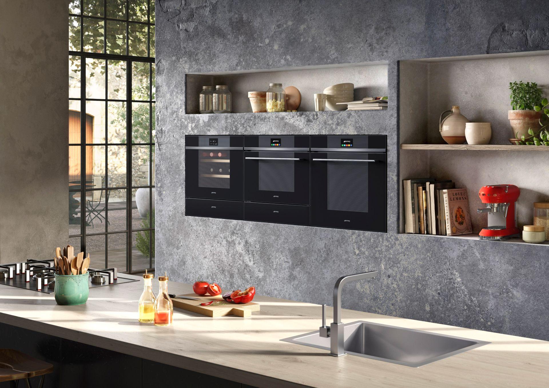 SMEG_MDA Vestavná trouba SOP6102TB3, 60 cm, 10 funkcí, objem 68 l, černá SOP6102TB3