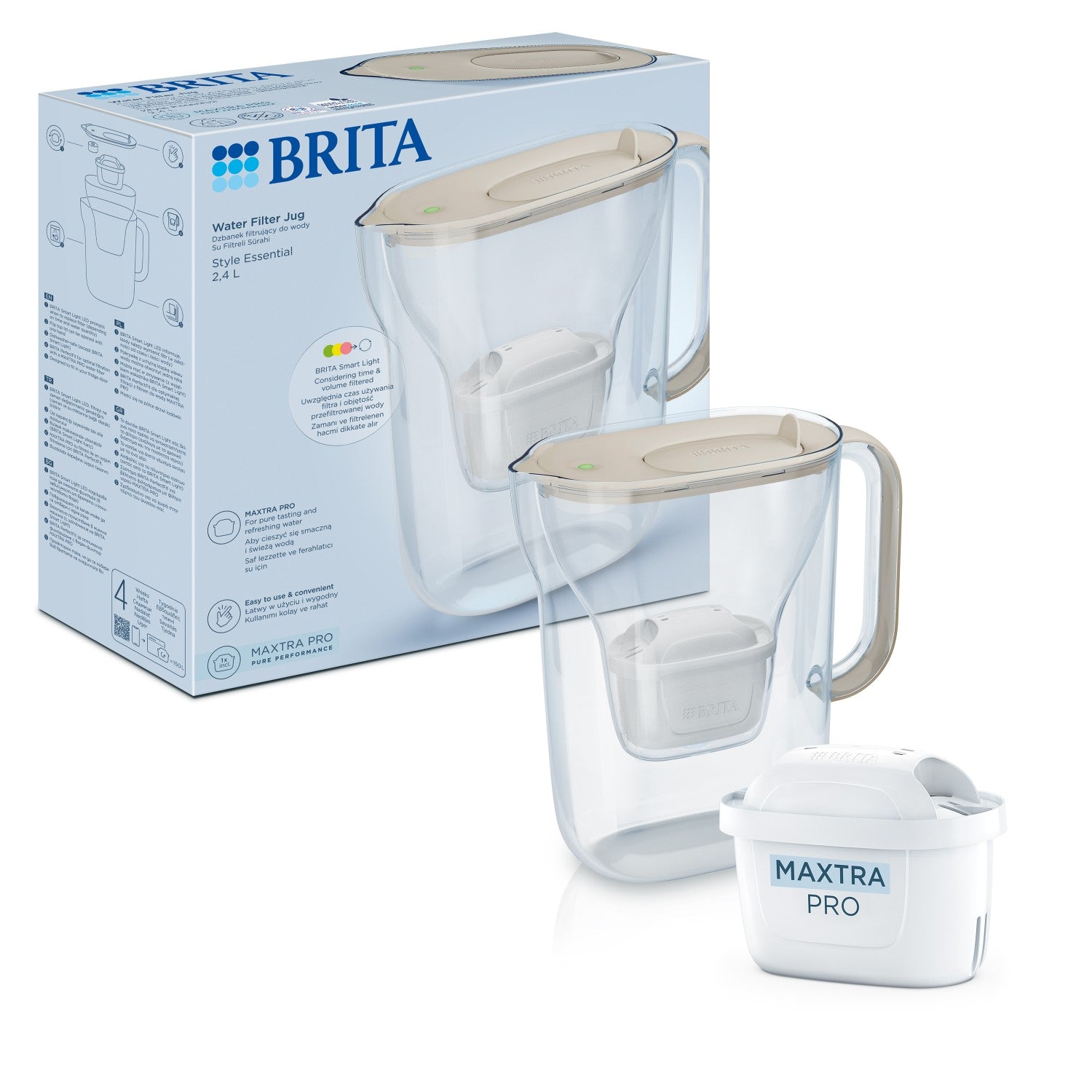 Brita Style Essential 2,4l, písková, PO 1057794