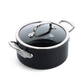 GreenPan BARCELONA PRO kastrol 20 cm s poklicí, černá CC005333-001