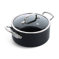 GreenPan BARCELONA PRO kastrol 24 cm s poklicí, černá CC005334-001