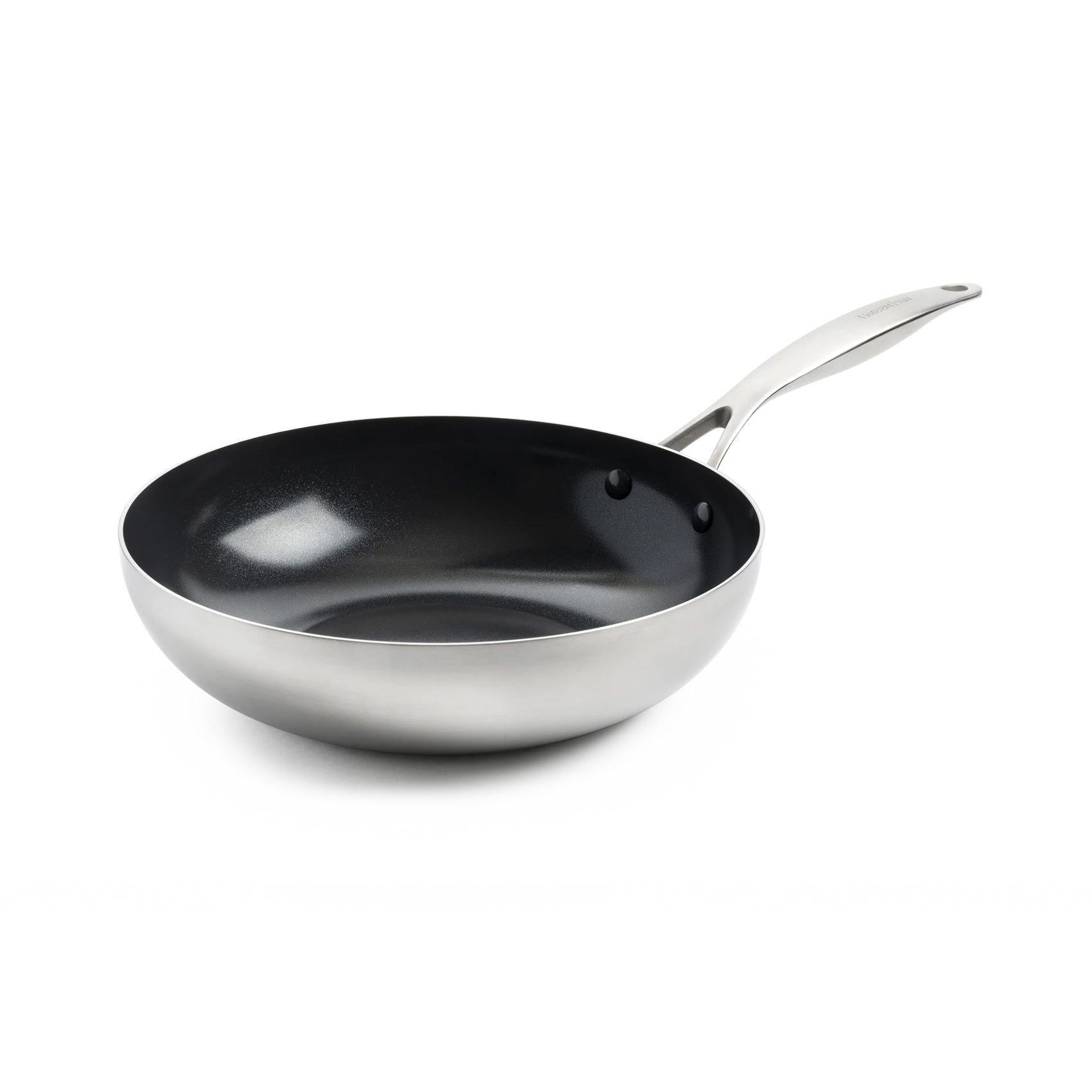 GreenPan GENEVA pánev wok 28 cm, nerezová CC004781-001