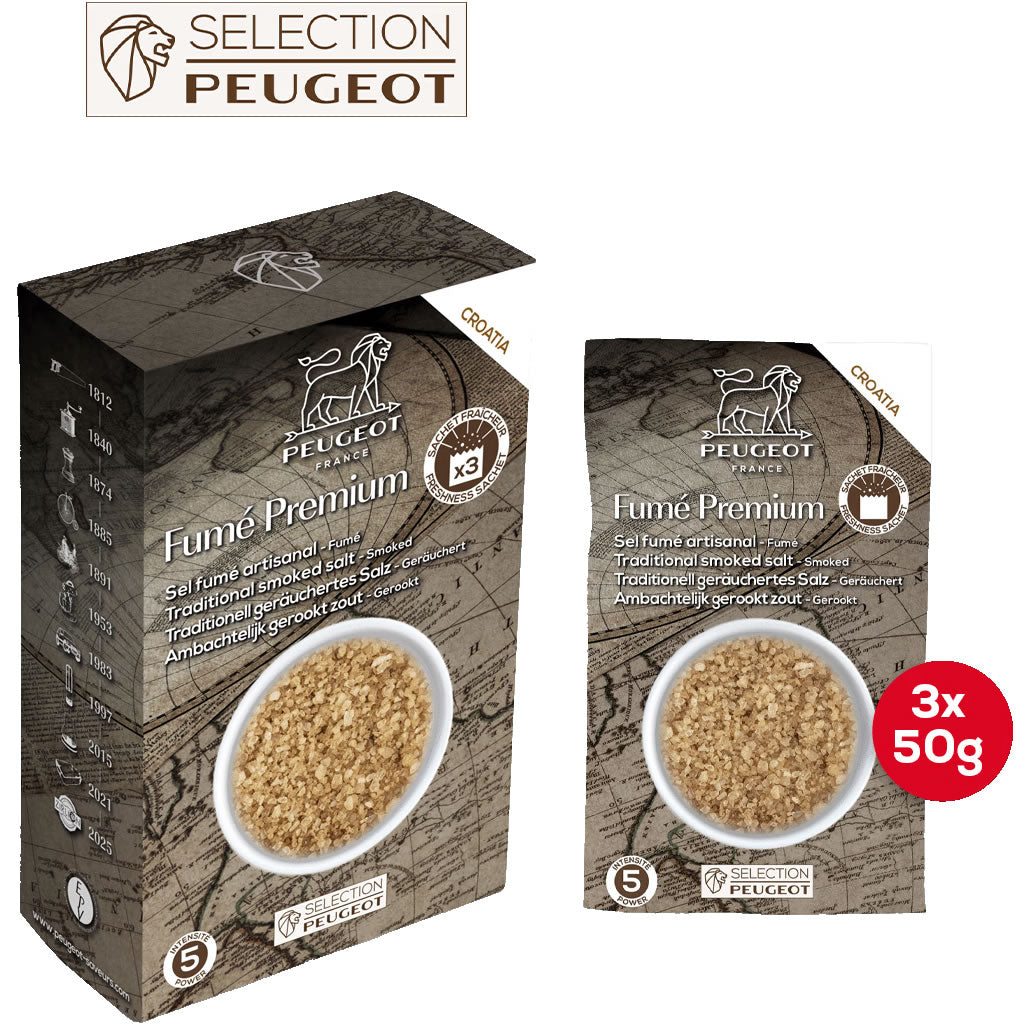 Peugeot Sůl Uzená prémiová 150 g (3×50 g) 46958