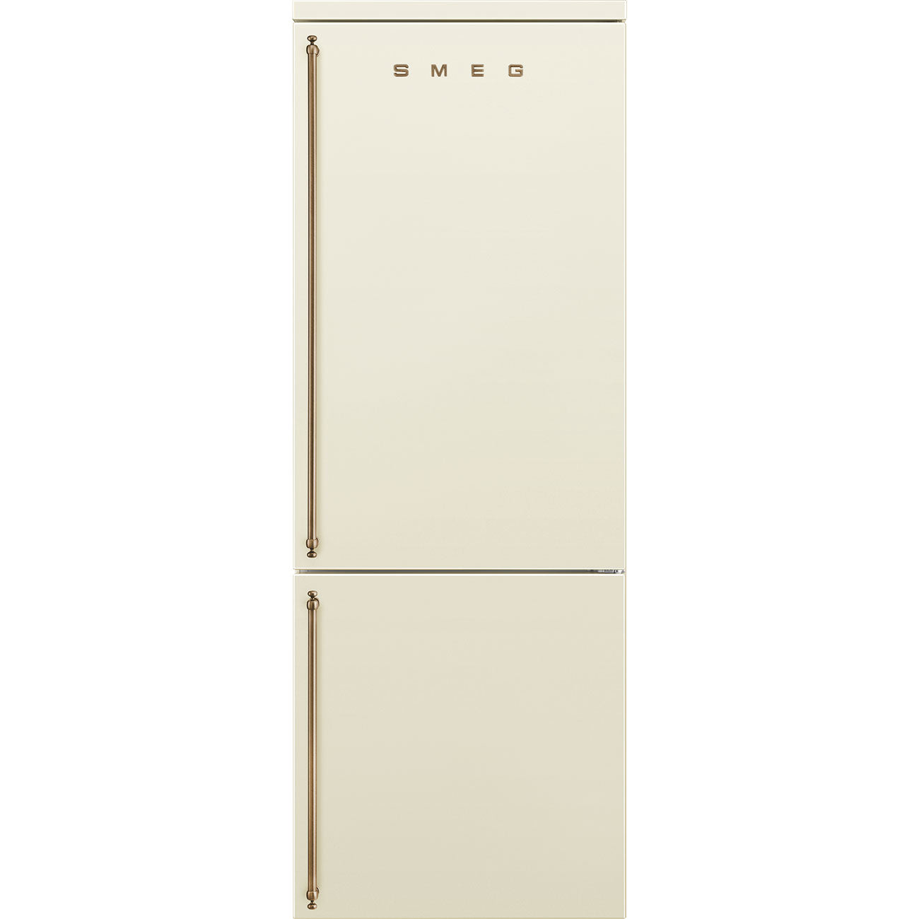 SMEG_MDA SMEG kombi. chladnička, mrazák dole, ř. Coloniale, 196x70, en.třída E, kap.481l, pravá