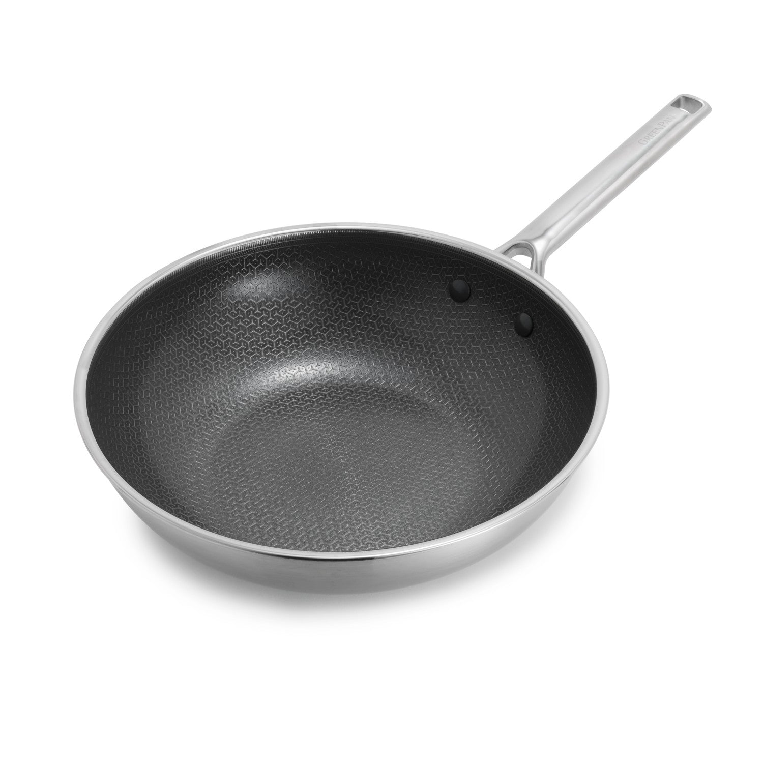GreenPan APEX wok pánev, 28 cm, nerezová CC010199-001
