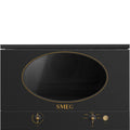 SMEG_MDA kompaktní mikrovlnná trouba MP822NPO, 39 cm, objem 23 l, antracitová MP822NAO
