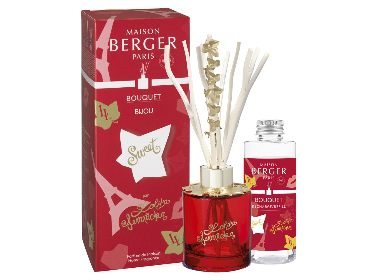Maison Berger Paris Sweet Lolita difuzér s náplní 0,1l červený 7852