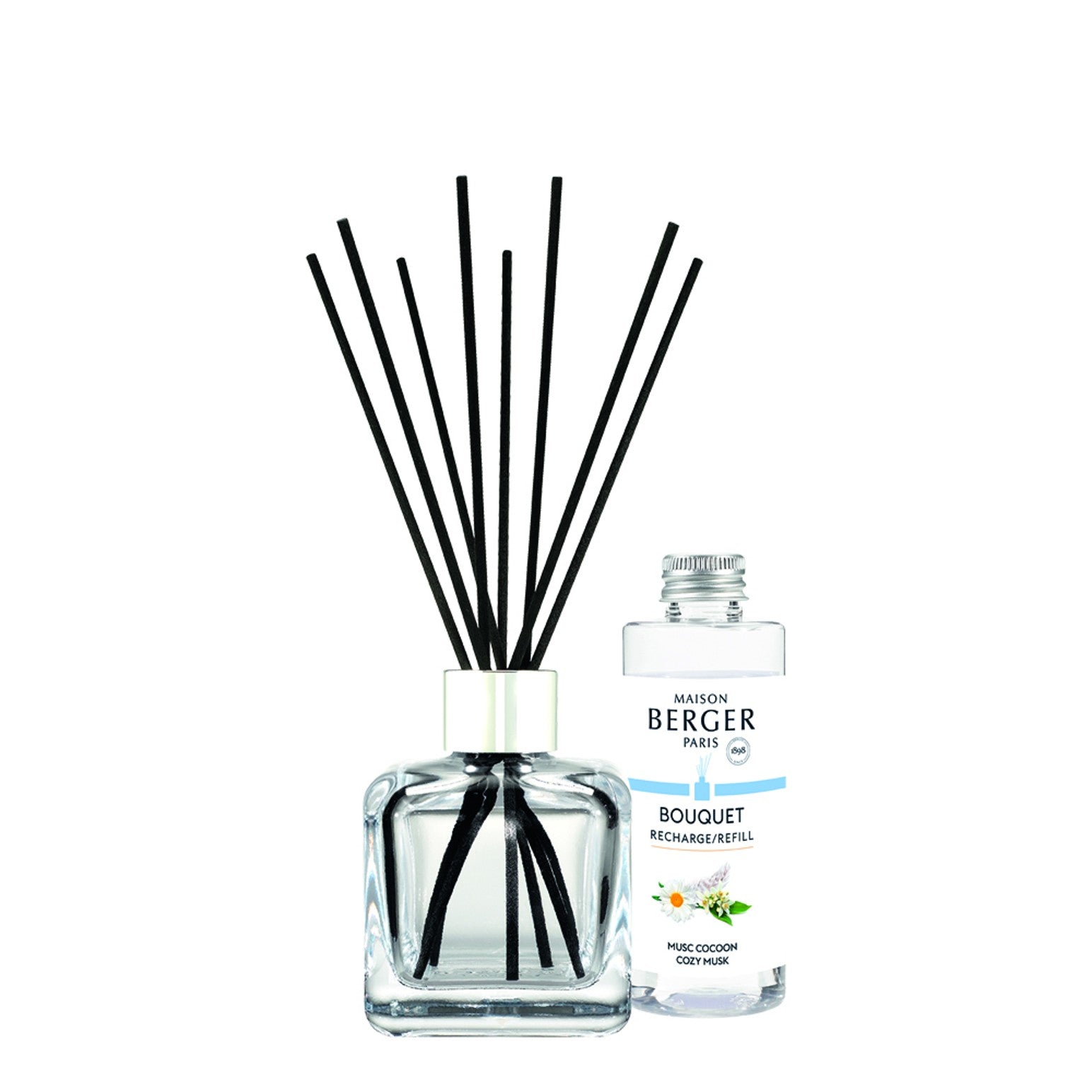 Maison Berger Paris Cozy musk/Uklidňující pižmo difuzér s náplní kostka 0,1l 7830