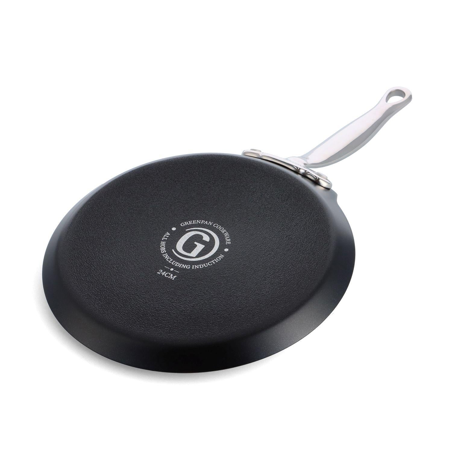 GreenPan BARCELONA PRO pánev na palačinky 24 cm, černá CC005337-001