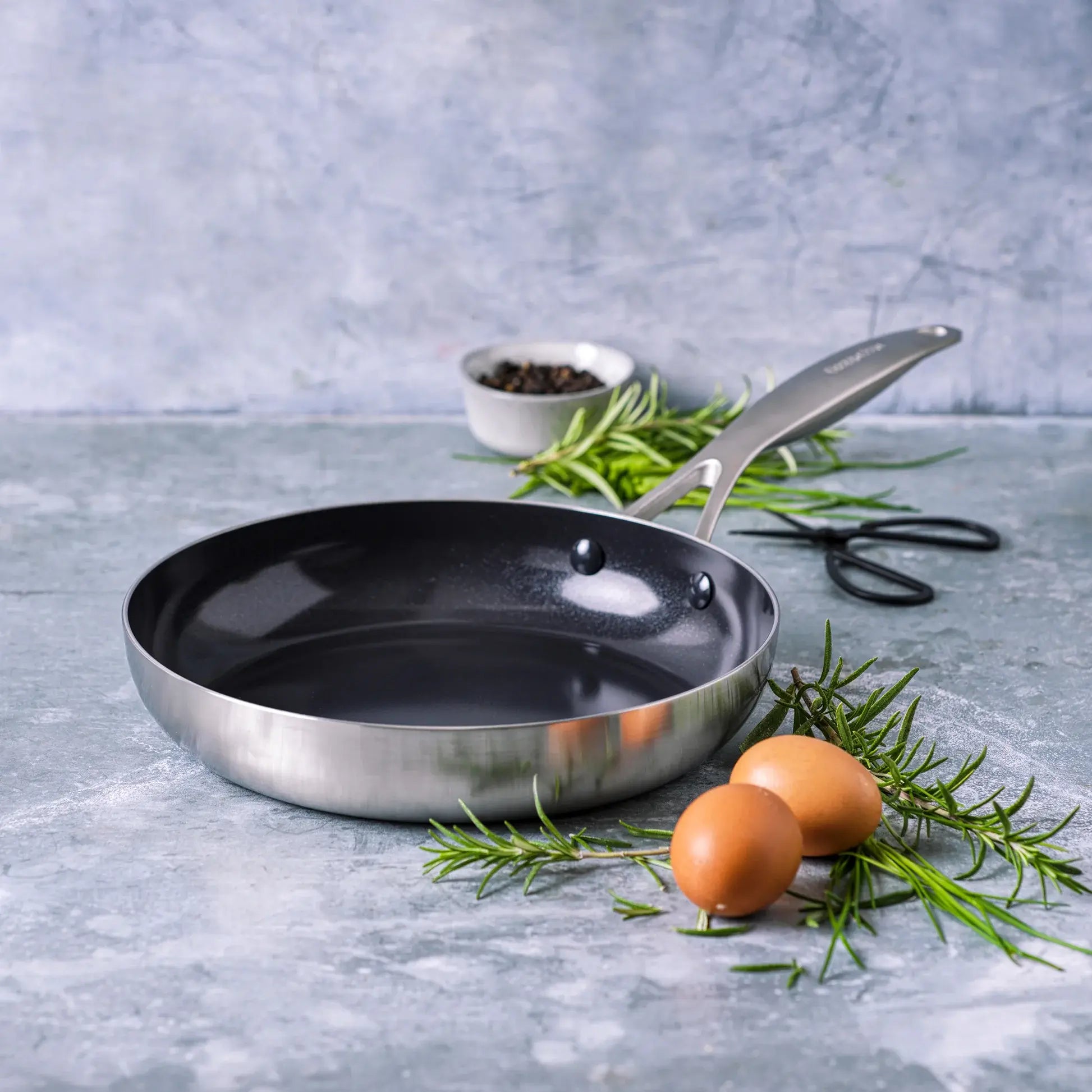 GreenPan GENEVA pánev 20 cm, nerezová CC004778-001