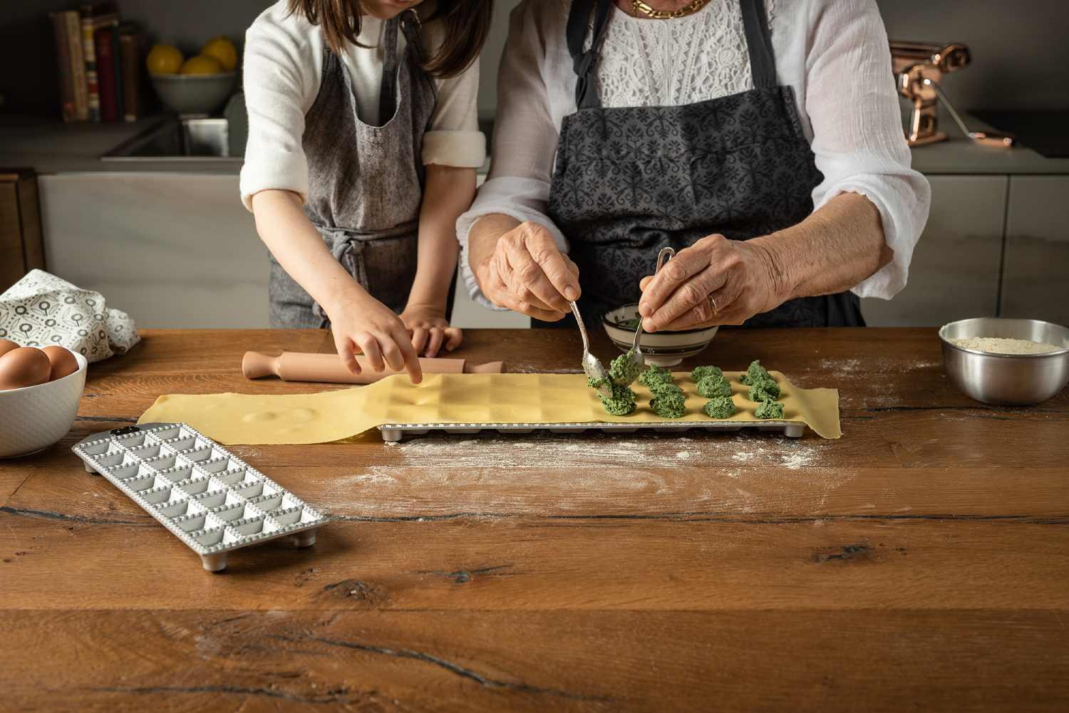 Marcato Forma na větší ravioli, hranaté 24 ks RA-Q50X24-CLS