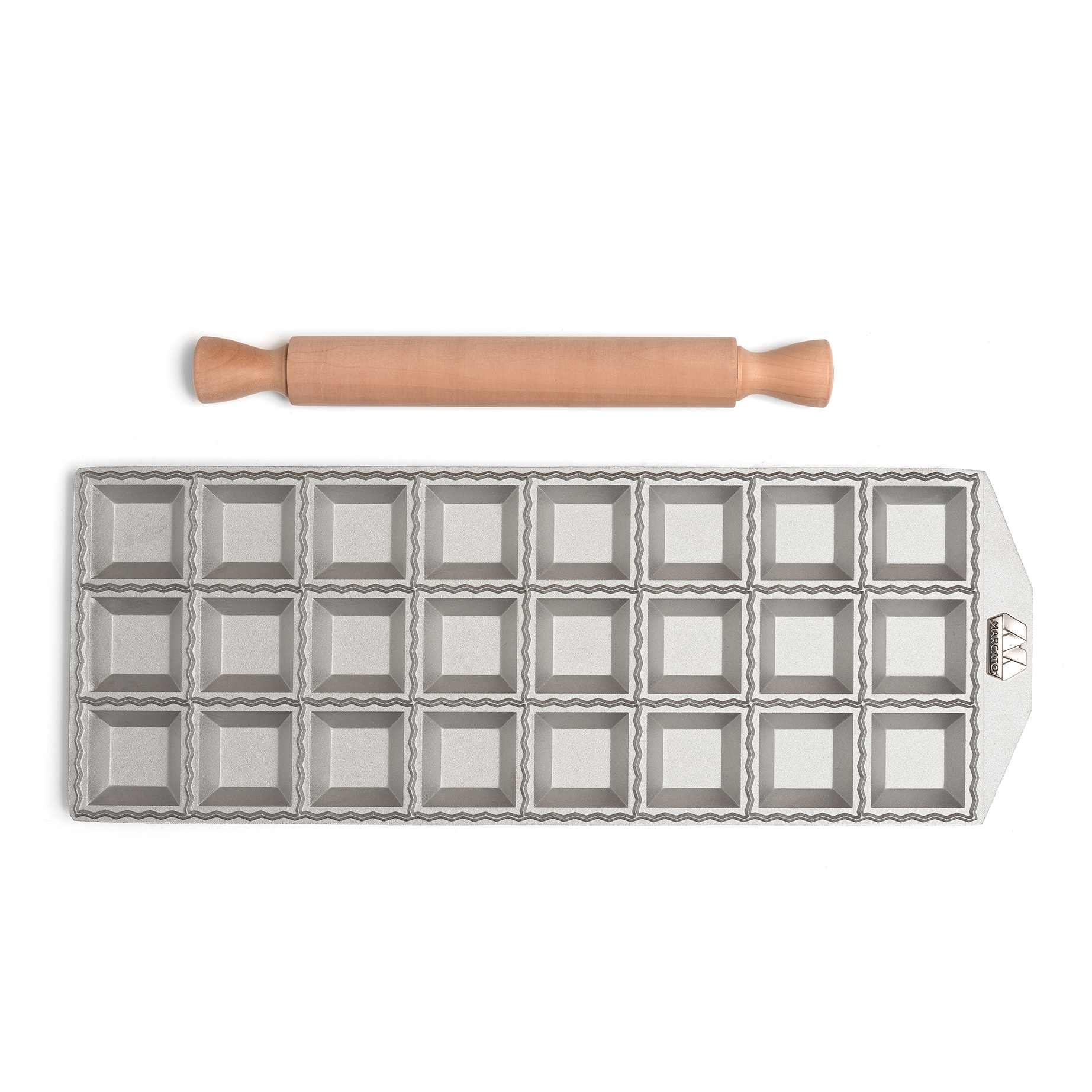 Marcato Forma na větší ravioli, hranaté 24 ks RA-Q50X24-CLS