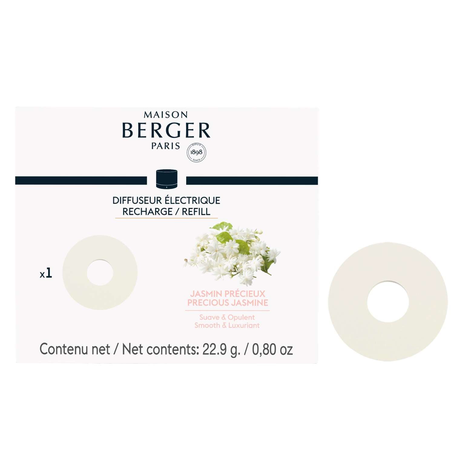 Maison Berger Paris Nomade náhradní náplň Precious Jasmine/Vzácný jasmín 7883