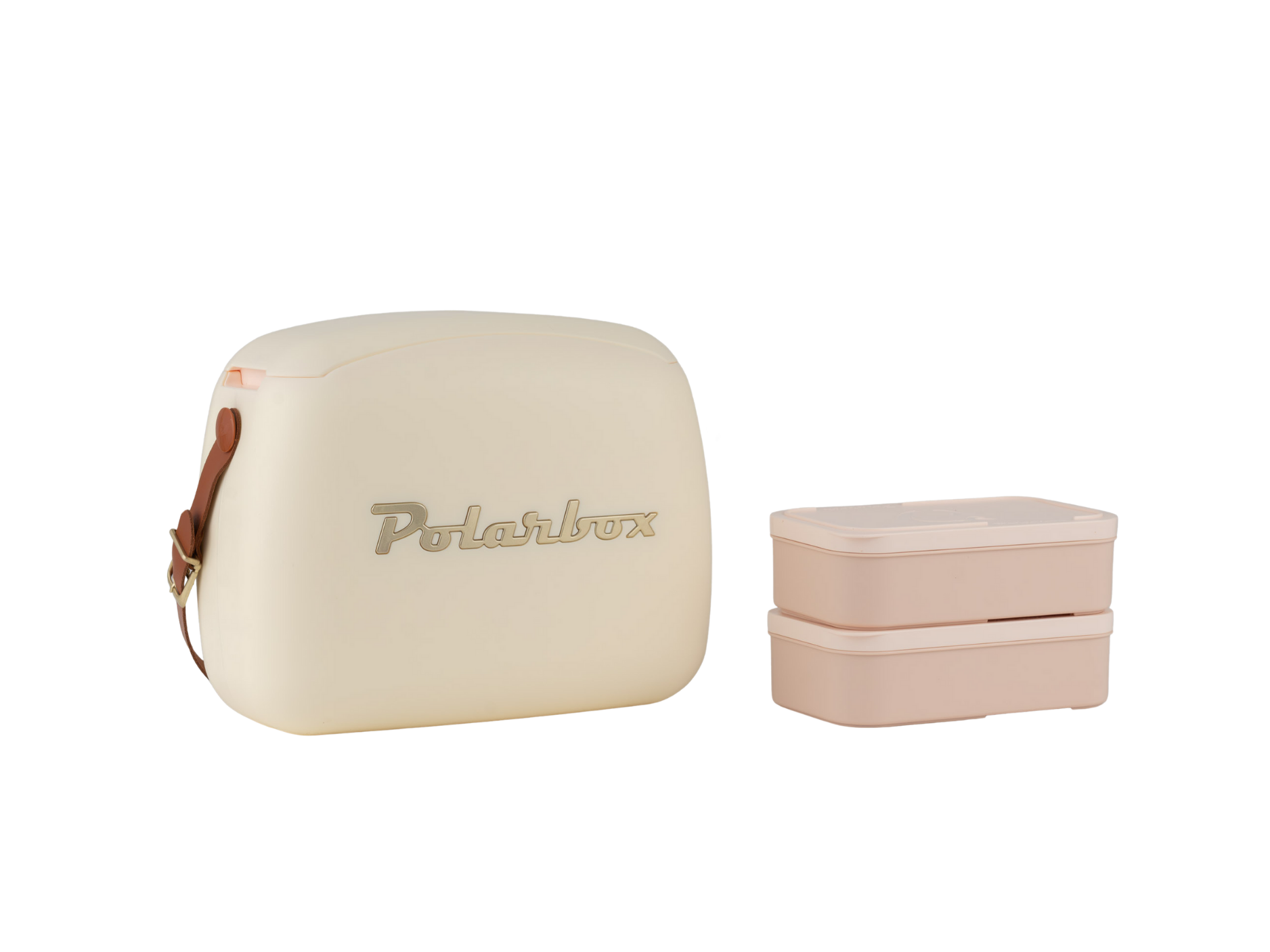 Polarbox Chladící box 6l, krémová, zlatý nápis PLB6/CREAM/GOLD