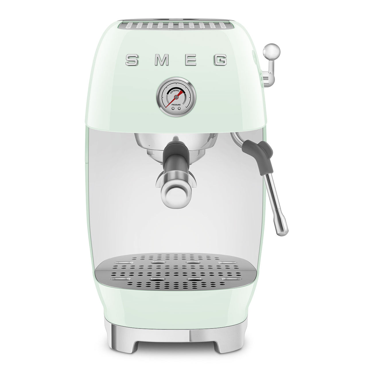 SMEG_SDA SMEG 50's Retro Style pákový kávovar ECF03 s tlakoměrem, 15 barů, 1-2 šálky