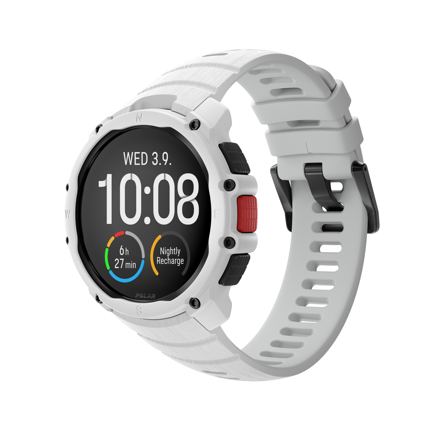 Polar Street X sporttester S-L bílá 900116715