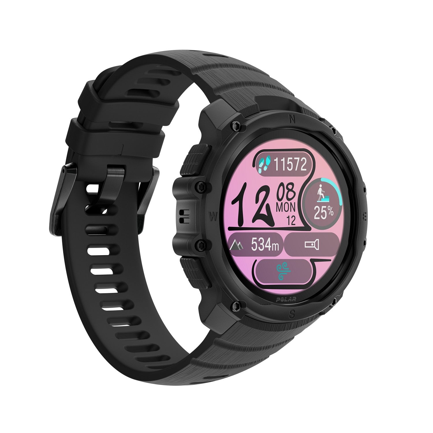 Polar Street X sporttester S-L černá 900116713