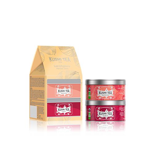 Kusmi Tea Organic set dvou miniatur AquaSummer, AquaRosa 40g 21325A1430