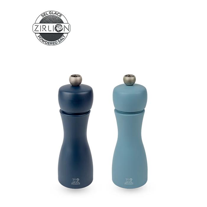 Peugeot TAHITI set mlýnek na pepř a sůl ZIRLION 15 cm AIR modrá 2/4296700