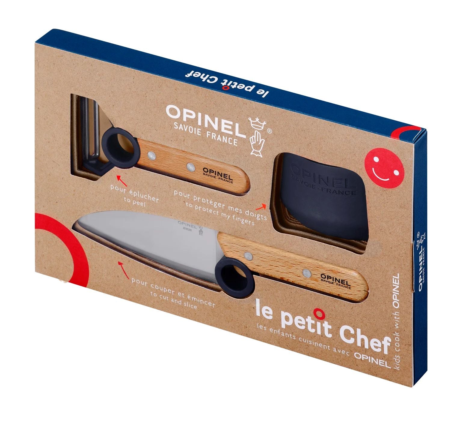 Opinel Le Petit Chef set dětský kuchařský modrý 003255