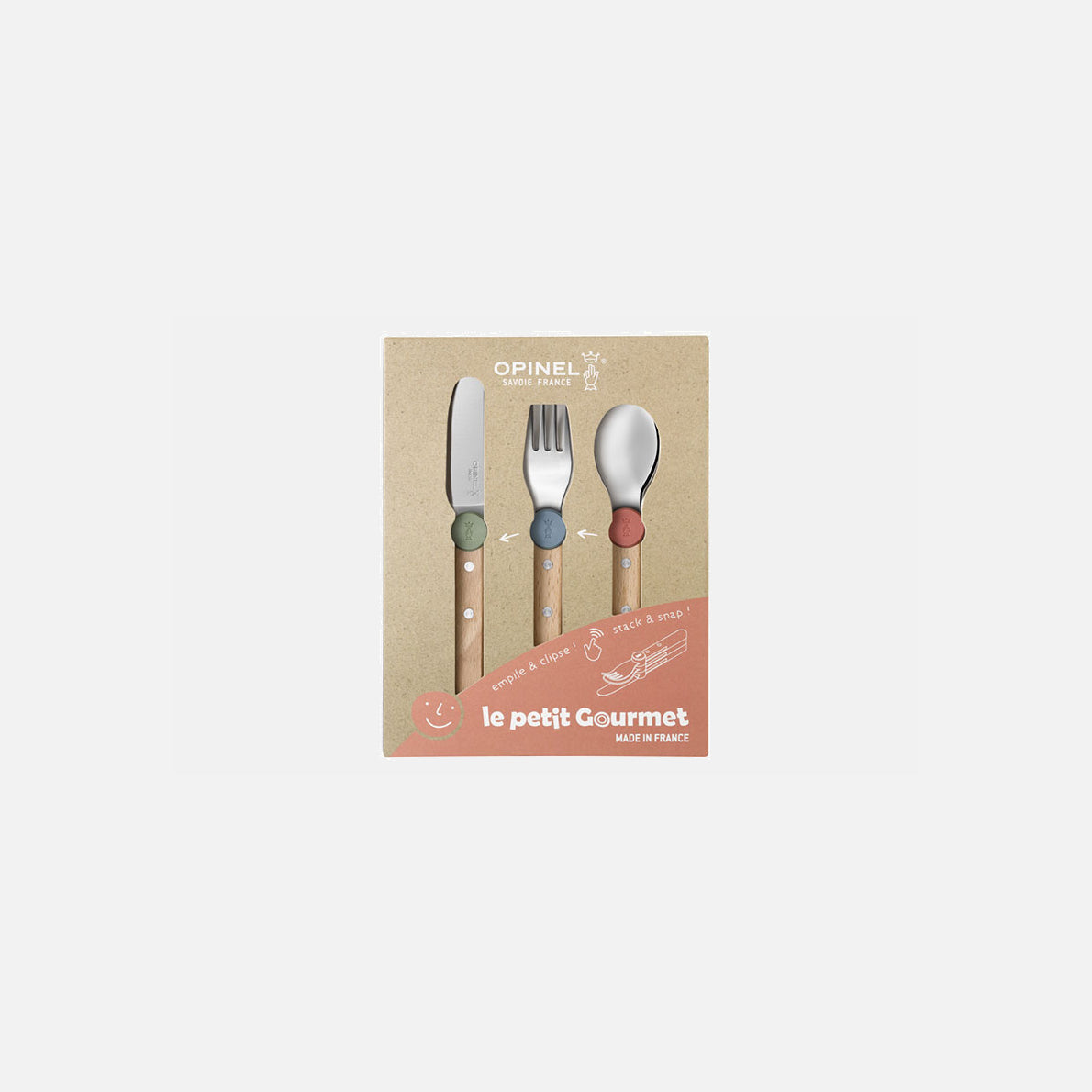 Opinel Le Petit Gourmet set dětských příborů mix 003259