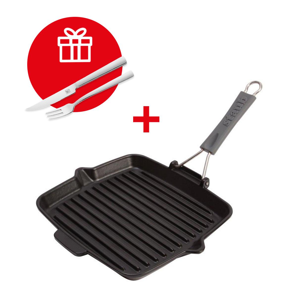Staub Grilovací pánev 24x24 cm černá 1003962