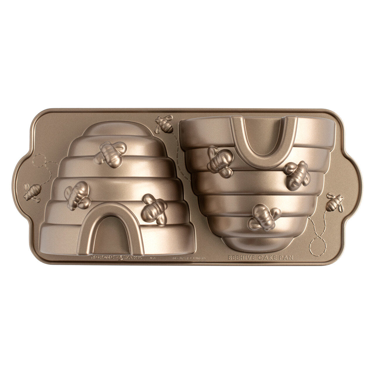 Nordic Ware Forma na bábovku Včelí úl 10 cup 3D karamelová 54577