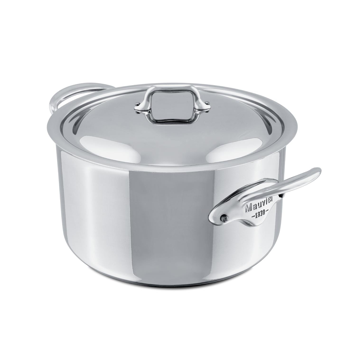 Mauviel M'cook kastrol s poklicí 16 cm úchyt nerez 523117