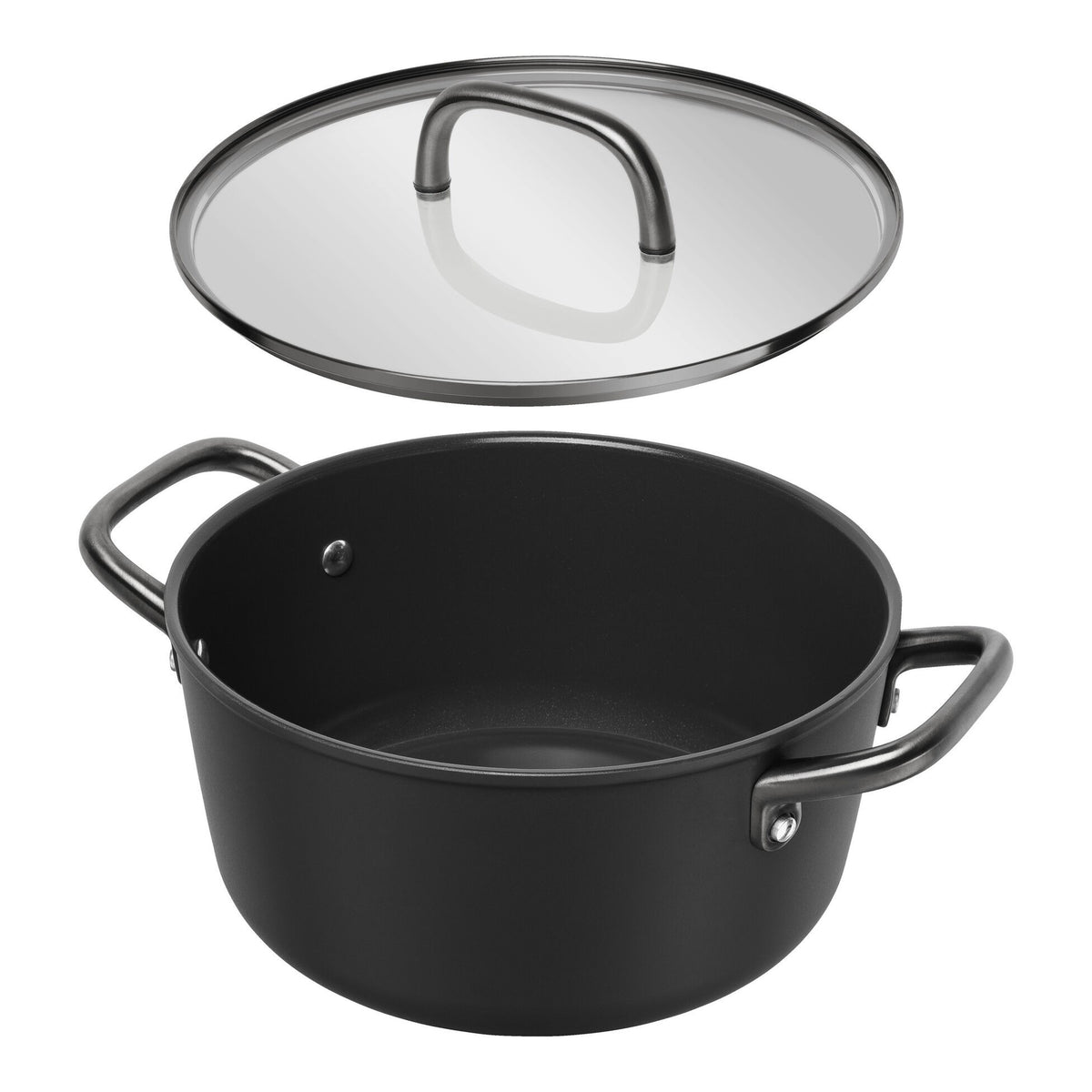 Zwilling MILANO hrnec, Ø 24, s poklicí, nepř./keram/alu, černá 1035053