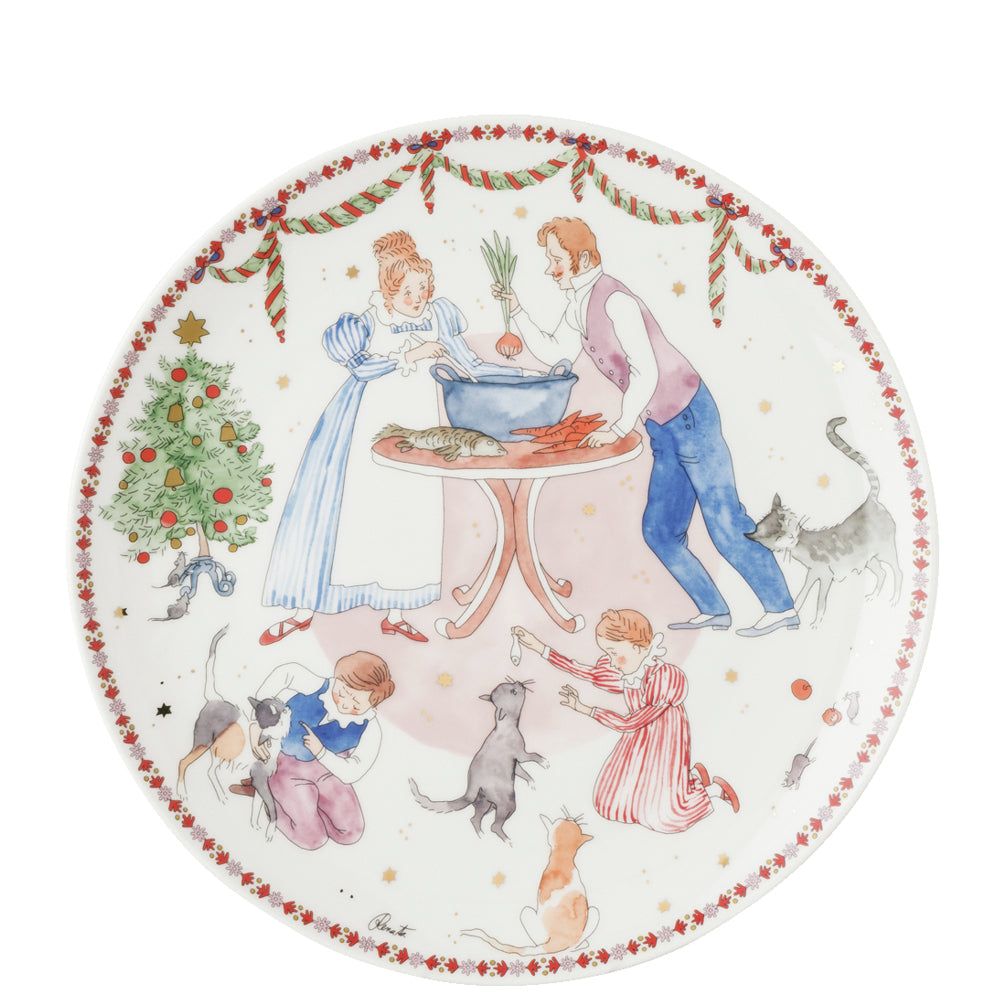 Rosenthal Vánoční talíř Vánoční hostina, Ø 22cm 02476-727522-10862