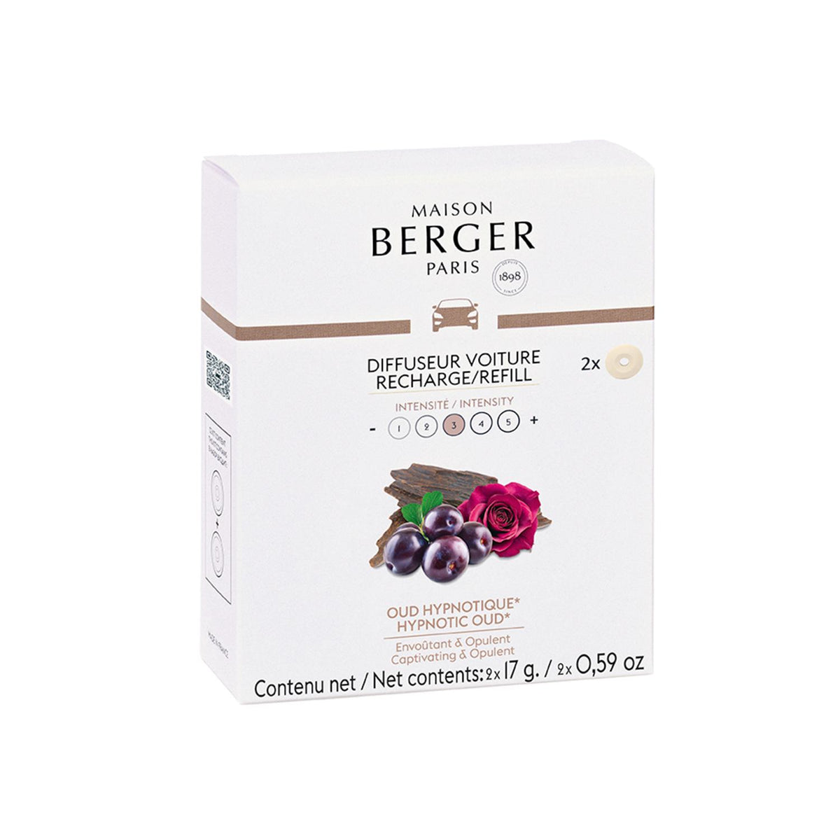 Maison Berger Paris BERGER CAR 2 náhr. náplně Hypnotic Oud/Hypnotický oúd 7920