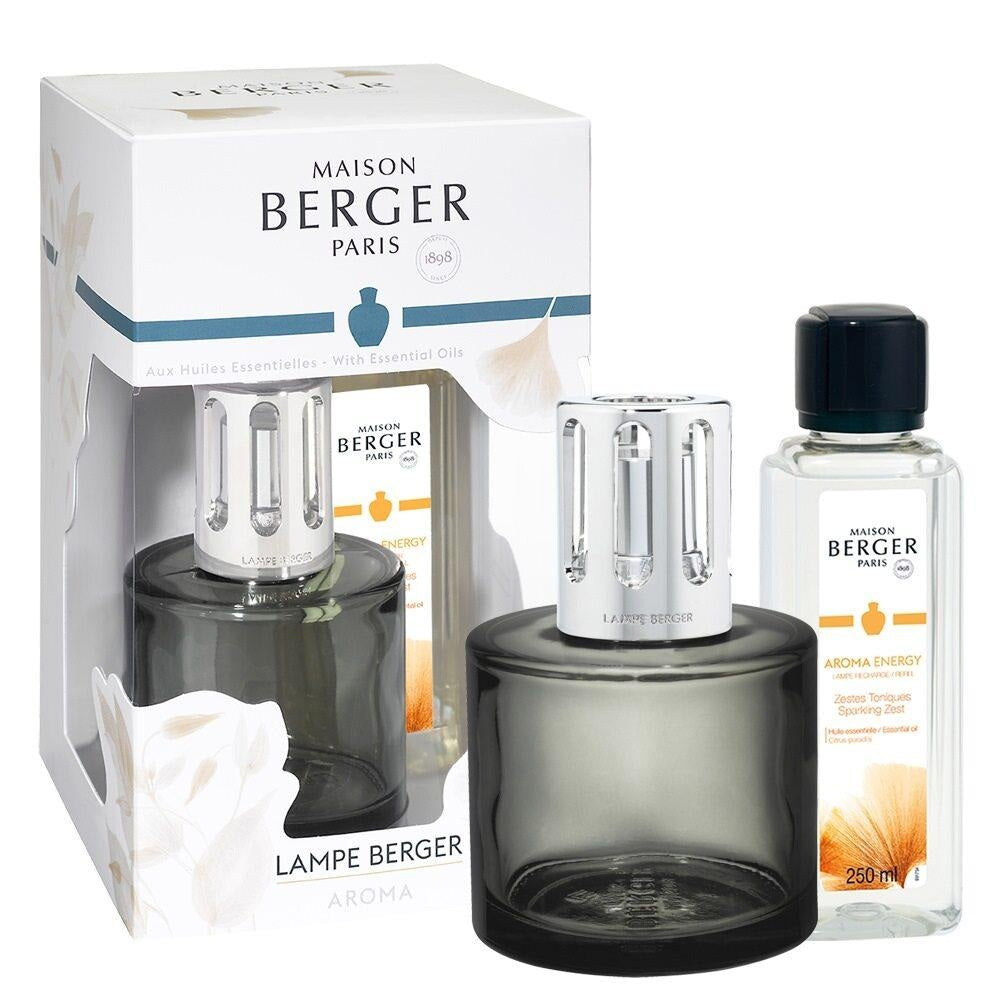 Maison Berger Paris Aroma Energy lampa s náplní Sparkling zest/Čerstvé tonikum 0,25l šedá 4814