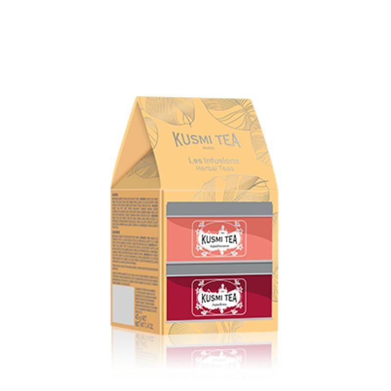 Kusmi Tea Organic set dvou miniatur AquaSummer, AquaRosa 40g 21325A1430