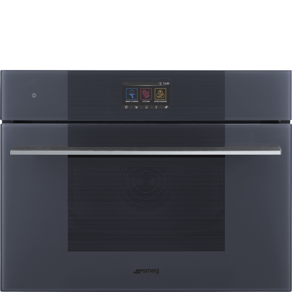 SMEG_MDA Kompaktní mikrovlnná trouba SO4104M2PG, 45 cm, objem 40 l, Neptune Grey SO4104M2PG