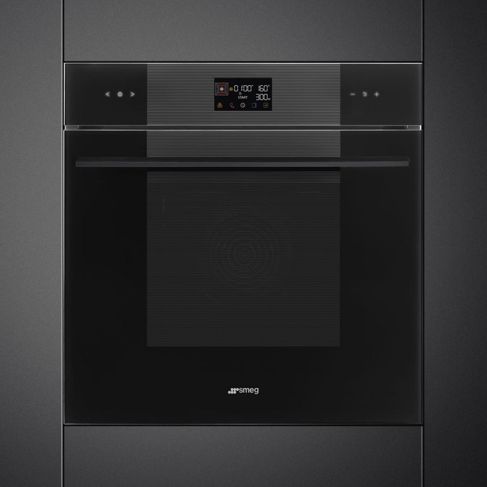 SMEG_MDA Vestavná trouba SO6102M2B3, 60 cm, 11 funkcí, kombi-mikrovlnná trouba, objem 68 l, černá SO6102M2B3