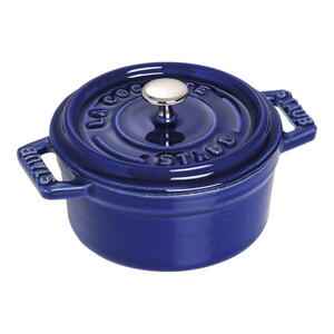 STAUB Cocotte Mini hrnec kulatý 10 cm/0,25l tm. modrý