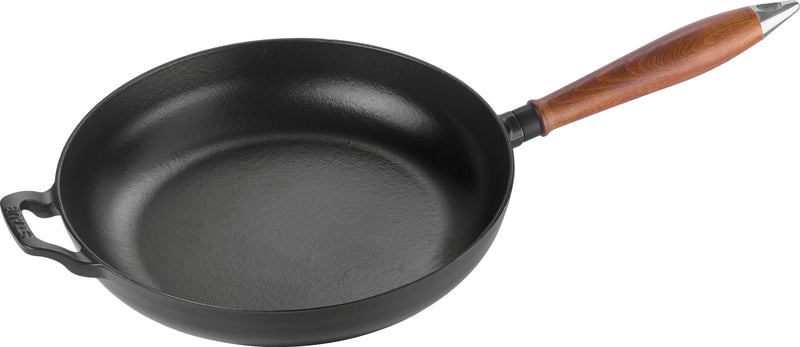 STAUB Pánev 28 cm dřevěná rukojeť černá