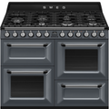 SMEG_MDA SMEG varné centrum TR4110, 110x60 cm, plynová varná deska, 3 trouby, objem 61/61 l