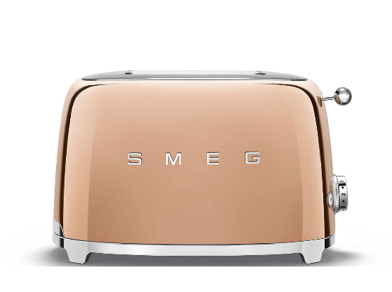 SMEG 50's Retro Style toustovač 2x2 růžově zlatý 950W