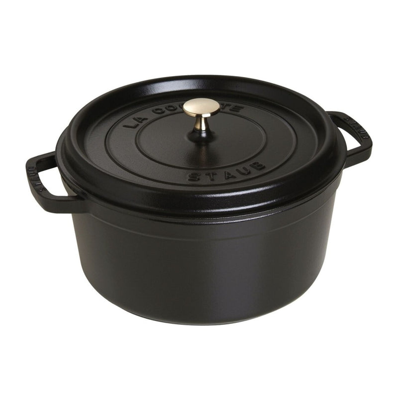 STAUB Braiser hrnec s poklicí 28 cm černý