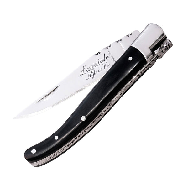 LAGUIOLE Luxury - kapesní nůž, rukojeť černý eben